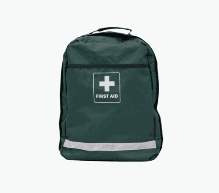 Backpack first aid kit front