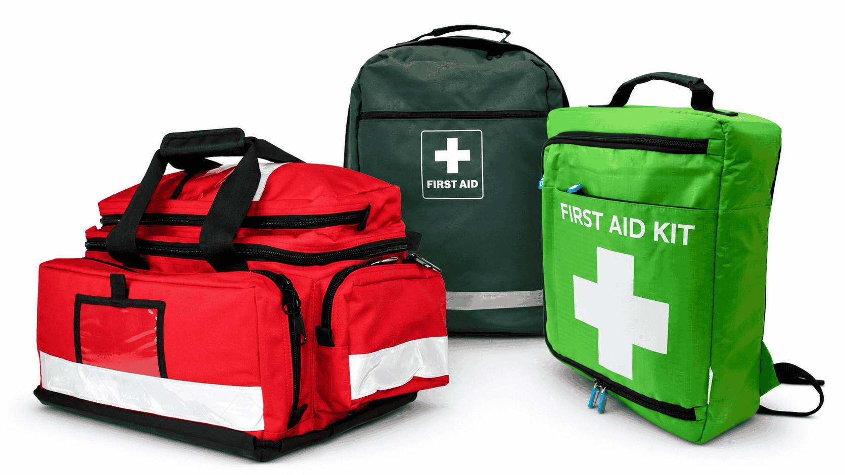 First aid backpack