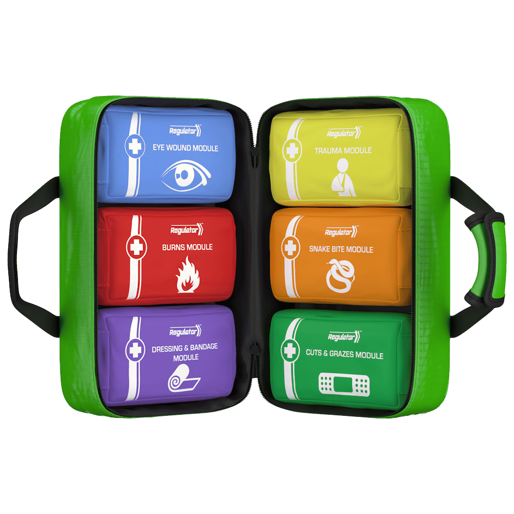 Modular 4 series first aid bag sideways