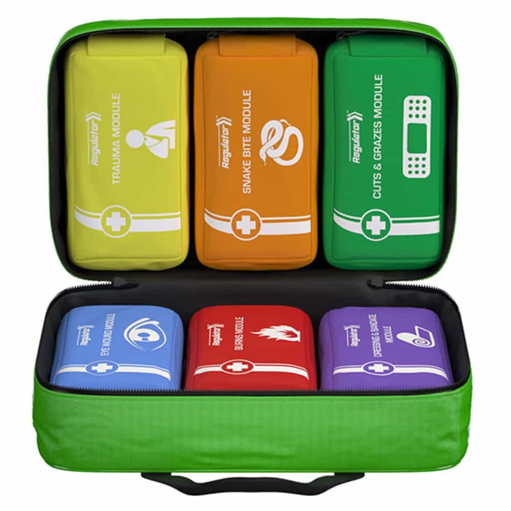 Modular 4 series first aid kits open